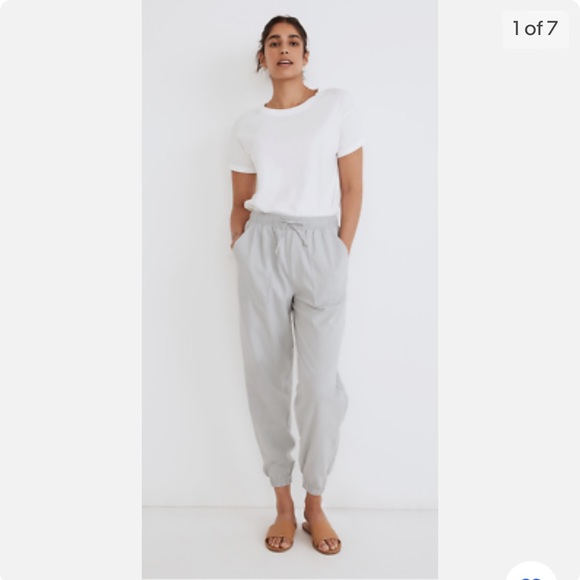 Madewell Pants - Madewell Hemp Cotton Pull On High Rise